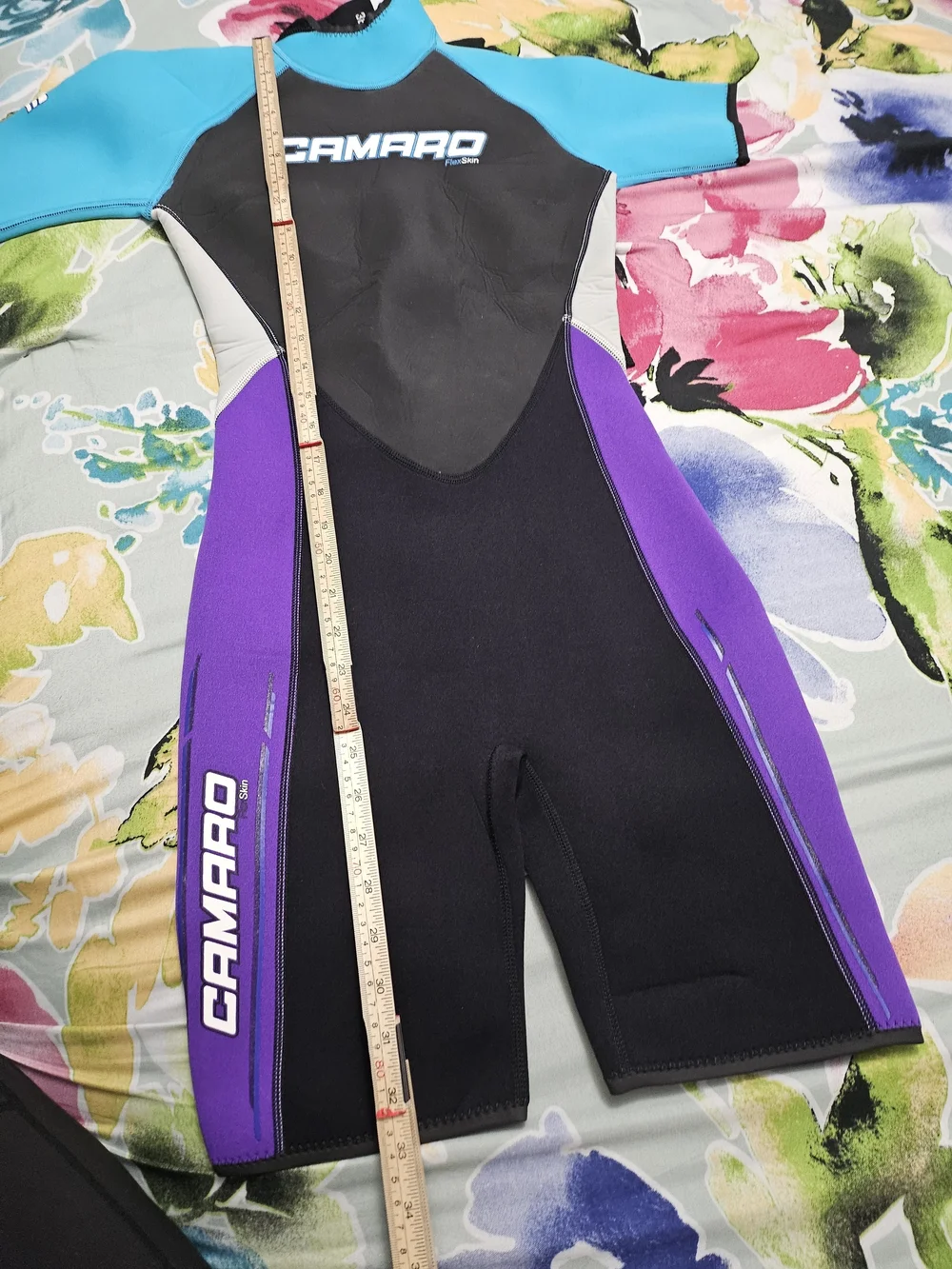 ​New Camaro Shorty Wetsuit Size 38 S – FlexSkin Short Sleeve Water Sports Suit